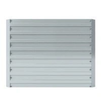 Outsunny Galvanized Raised Garden Bed, Outdoor Planter Box for Vegetables, Flowers, Herbs, 5' x 3' x 2', Silver(m-9)