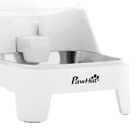 PawHut 8L Automatic Dog Water Dispenser, Gravity Pet Waterer w/ Patented Faucet, Stainless Steel Bowl, Large Capacity(m-10)