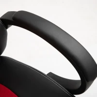 HOMCOM Racing Gaming Chair Office Chair Computer Gamer Chair with Swivel Wheels, Padded Headrest, Tilt Function, Red(m-9)