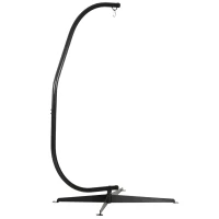 Outsunny Hanging Hammock Stand Hammock Chair Stand C Stand Steel Heavy Duty Stand(m-2)