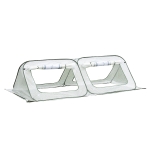 Outsunny 95" x 47" x 30" Pop Up Mini Greenhouse with Roll Up Doors & Portable Zipper Bag for Plants Outdoor PE Cover