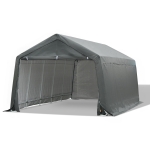 Outsunny 20' x 12' Heavy Duty Outdoor Temporary Carport Canopy Tent - Grey