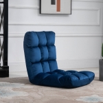 HOMCOM Adjustable Lazy Floor Sofa Chair Lounge Seat Gaming Couch Bed for Living Room