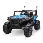 Aosom Outdoor 2-Seated Childrens Truck w/ Parental Remote Control & Two Motors Blue