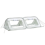 Outsunny 95" x 47" x 30" Pop Up Greenhouse Mini Warm House with Roll Up Doors and Portable Zipper Bag for Plants Outdoor