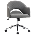 Vinsetto Swivel Office Chair Mid-Back Computer Chair w/ Adjustable Height and Back Tilt
