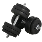 Soozier 66 lbs Adjustable Dumbbell Set for Upper & Lower Body Strength Training