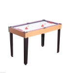 HOMCOM 3 in 1 Multi-use Mini Games Table Tennis Billiard Pool Air Hockey Set with All Accessories