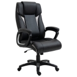 Vinsetto Indoor Moving, Rocking, & Wheeled Office Desk Chair w/ Breathable Mesh Fabric