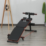 Soozier Sit-Up Training Bench Multifunction Fitness black(c-4)