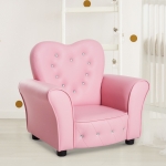 Qaba Kids Mini Princess Sofa Chair Toddler Gift Pink