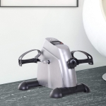 Soozier Pedal Exerciser Portable Mini Bike Indoor Cycle Fitness Arm Leg w/ LCD Display