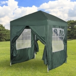 Outsunny 6.6x6.6ft Pop Up Gazebo Party Wedding Tent Portable Marquee Pavilion Outdoor Green