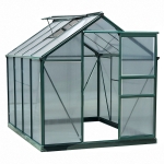 Outsunny 6' x 8' x 7' Polycarbonate Portable Walk-In Garden Greenhouse