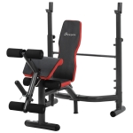 Soozier Heavy Duty Weight Bench Multiple Function Workout Bench with Preacher Curl, Leg Developer