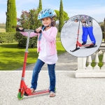 Soozier 2-in-1 Convertible All-weather Scooter Snow Street Amphibious w/ Wheels Blades (Red)