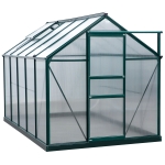 Outsunny 10' x 6' x 7' Polycarbonate Portable Walk-In Garden Greenhouse