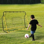 Soozier Rebound Net Soccer Goal Tilt Adjustable for Soccer Baseball Basketball Training