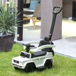 Aosom Push Car Mercedes-Benz G350 Foot to Floor Ride- On Toddler Vehicle NO POWER Manual, White
