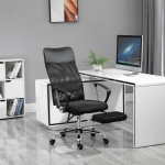 Vinsetto High Back Executive Mesh Office Chair Ergonomic Swivel with Footrest & Armrest