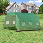 Outsunny Large Walk-in Polytunnel Greenhouse Outdoor Any Season-Gardening