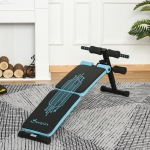 Soozier Sit-Up Training Bench Multifunction Fitness black(c-5)