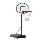 Aosom Poolside Basketball Hoop Stand Portable Basketball System Goal, Adjustable Height 3'-4', 30" Backboard