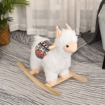 Qaba Kids Rocking Horse Sheep Style Traditional Toy Gift for Children 18-36 Months