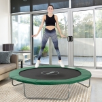 Soozier 8ft Trampoline Pad Spring Safety Replacement Gym Bounce Jump Cover EPE Foam Green