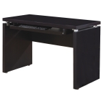 Monarch 48" Contemporary Wood Computer Desk with Pull Out Keyboard Tray - Cappuccino