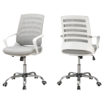 Monarch Ergonomic Adjustable Multi Position Swivelling Mid Back Office Chair - Grey