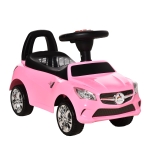 Aosom Ride on Sliding Car Ride On with Horn, Music and Working Lights, Pink