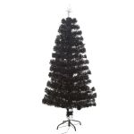 HOMCOM 5ft Tall Artificial Tree Multi-Colored Pre-Lit Holiday Home Christmas Decoration