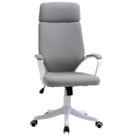 Vinsetto High Back Swivel Office Chair with Lumbar Back Support, Adjustable Height