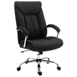 Vinsetto High Back Home Office Chair Computer Desk Chair w/ Arm, Swivel Wheels, Black