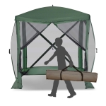 Outsunny Camping Pop-Up Screen House Gazebo Instant Setup Tent Fits 3-4 People