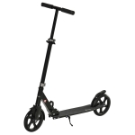 Soozier Foldable Kick Scooter w/ Adjustable Height & Rear Wheel Brake System for 14+