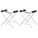 Soozier Universal Kayak Storage Stand & Rack for Cleaning, Storing & Maintenance with Aluminum Frame & Folding Design