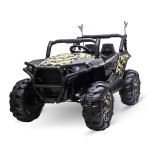 Aosom Outdoor 2-Seated Childrens Truck w/ Parental Remote Control & Two Motors Green