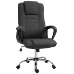 Vinsetto Home Office Chair 360° Swivel Chair Adjustable Height Tilt Function Dark Grey