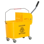 HOMCOM 5 Gallon Janitor Mop Bucket with Side Press Wringer