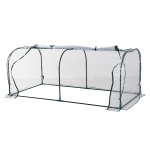 Outsunny 7' L x 3' W x 2.5' H Outdoor Portable Flower Plant Garden Greenhouse Kit