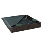 Outsunny Children's Sandpit Playset for Backyard