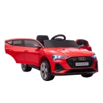 Aosom 12V Electric Car for Kids w/ Remote Control, Safety Belt, LED Lights, Red