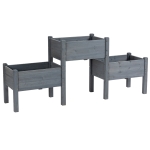 Outsunny 3 Tier Raised Garden Bed Freestanding Planter Box for Vegetables, Herb, Flowers