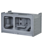 PawHut Wooden Hamster Cage Rodent Small Animal Kit Play House for Indoor