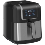 HOMCOM Air Fryer 1700W 6.9Qt with Digital Display Timer for Oil Less or Low Fat Cooking