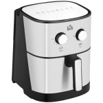 HOMCOM Air Fryer 1700W 6.9 Quart w/ 360° Air Circulation Timer and Nonstick Basket
