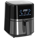 HOMCOM Air Fryer 4Qt 4-in-1 with Air Fry, Roast, Broil, Crisp, Bake Function, BPA Free