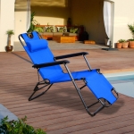 Outsunny Folding Chaise Lounge Chair Portable Adjustable Recliner Sun Lounger Outdoor Garden Reclining Seat with Beige(c-7)